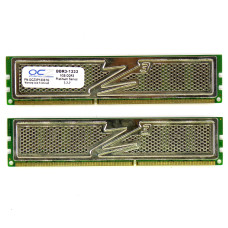 Память DIMM DDR3 OCZ 1Gb, 667 МГц (PC2-5300), Б/У