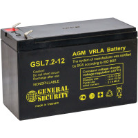 Аккумулятор для ИБП GS GSL7.2-12, 12 В, 7.2 Ач Аккумулятор для ИБП GS GSL7.2-12, 12 В, 7.2 Ач