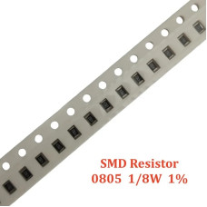 Резистор SMD 0805, 1%, 0.125W (1/8W), 0.1 - 0.91 Ом