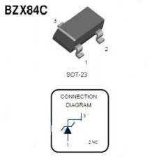 Стабилитрон BZX84C24 24V 5% SOT-23
