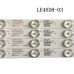 Подсветка 49" LE48D8-03(D) 30348008220 (LS48H310G) 10*8LED 80LED 3V, 475mm новая