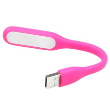 Гибкая USB-лампа LED, розовая