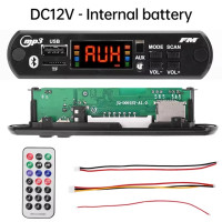 Модуль проигрывателя MP3 USB TF FM AUX BT 6-18V [JQ-D091BT-A1.0]