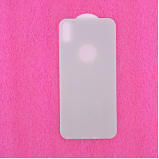 Защитное стекло iPhone X 4D белое
