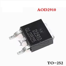 AOD2910 MOSFET N-канал 31A 100V, TO-252