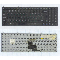 Клавиатура DNS W170ER черная 24pin с черной рамкой плоский Enter, Б/У