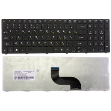 Клавиатура Acer Aspire 5810T, 5410T, 5536, 5536G черная, плоский Enter, островки, с разбора