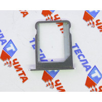 Лоток (держатель) для SIM-карты для Apple iPhone 4, 4S серебристый