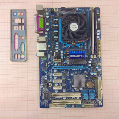 Плата Main для ПК GIGABYTE Socket AM3+ GA-770T-D3L REV:3.1 AMD Athlon II X2 260 2xDDR3 DIMM 6Gb ATX