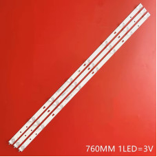 Подсветка 43" LED42D08A-ZC56AG-03-NEW, 3 ленты, 8LED, 3V, 769 мм, NEW
