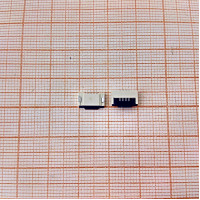 Коннектор FFC/FPC 1.0 мм 4 pin поворотный передний