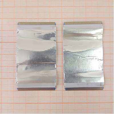 Шлейф FFC 60pin 0.5 5,8см прямой, 69.42T28.F04 (2 шт), Б/У