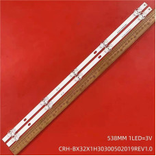 Подсветка 32" CRH-BX32X1H30300502019 2 ленты 5LED 3V 534мм, NEW