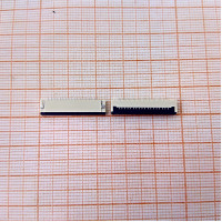 Коннектор FFC/FPC 1.0 мм 18 pin поворотный передний
