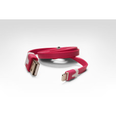 Кабель iQFUTURE цветной Lightning USB для Apple iPhone X, 8 Plus, 7 Plus, 6 Plus, iPad, iPod розовый