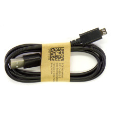 Кабель MicroUSB -> USB 2.0 A черный 1 м