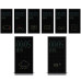 Чехол-книжка HTC Desire 620/820 пластиковый корпус, крышка силикон Dot View серый