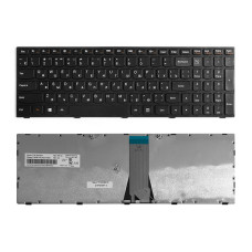 Клавиатура Lenovo IdeaPad G50-30, G50-45, G50-70 черная с черной рамкой