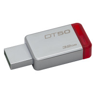 USB диск Kingston DT50/32GB 32Gb, USB 3.0, R 30Mb/s, W 5Mb/s