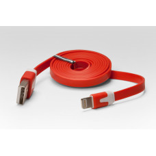 Кабель iQFUTURE цветной Lightning USB для Apple iPhone X, 8 Plus, 7 Plus, 6 Plus, iPad, iPod красный