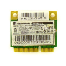 Модуль Wi-Fi/Bluetooth AzureWare AW-NB037H, mini PCI-E, 802.11 b/g/n, Б/У (Модуль Wi-Fi и Bluetooth)