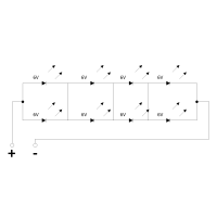 Подсветка 39" CX39D08-ZC22AG-02A/E 303CX390041A/E, 3 ленты, 24LED 6V, 736 мм