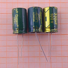 Конденсатор 100V 330uf (13x22) Chanxing Конденсатор 100V 330uf (13x22) Chanxing