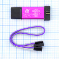 Программатор Auto MCU STC USB-TTL (3.3V, 5V) красный