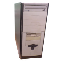 Корпус ATX Midi-Tower белый Б/У