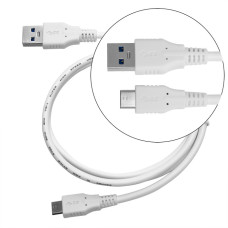 Кабель iQFUTURE USB 3.1 Type-C -> USB A 3.0 (SS) MacBook Pro, ChromeBook, Google Pixel, Huawei Honor