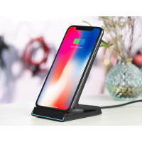 Беспроводное ЗУ Hoco CW1B, 5В / 2А, 9В / 1.8А, Qi черный