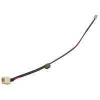 Разъем Acer Aspire 5251, 5551, 5551G  (5.5x1.7 мм) желтый с кабелем 180 мм