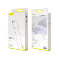 Кабель Baseus Cable USB - Micro-USB CAMSW-02 2.4A, белый, 100 мм