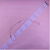Подсветка 43" SSC_43LG61_7LED_REV02_170224 LC43490068A , 3 ленты, 7LED, 3V, 827мм, с разбора