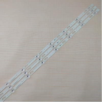 Подсветка 43" CRH-P43S6303003101B2-REV3.1 Orig (3 ленты) 10LED 3V 390мм, Б/У