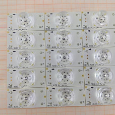 Светодиод 3V с линзой 40x20 мм Square Lens
