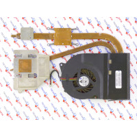 Вентилятор для Asus N53 A73 K73 N73 X73 N75 series, KSB06105HB-AB20, 4pin, с радиатором, Б/У