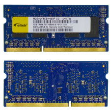 SODIMM DDR3 Elixir 1Gb 1333 MHz (PC3-10600) [M2S1G64CBH4B5P] Б/У