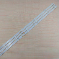 Подсветка 43" DGKK43D10-XC42AG-01BD 303GK430001BD, 3 ленты, 10LED, 3V, 806мм, с разбора