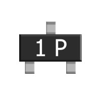 Транзистор MMBT2222A (1P), NPN, 40 В, 0.6 А, SOT-23