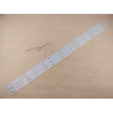 Подсветка 39" F0YE-671-390-1B7C-20*1.0mm FY-0079 V2, 3 ленты, 7LED, 3V, 670 мм, с разбора