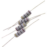 Резистор карбоновый 100 Ом, 5W, 1%