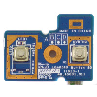 Плата 48.4SG31.011 (55.4SH02.001G), POWER BTN со шлейфом, Б/У