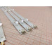 Подсветка 43" GC43D08-ZC22AG-25E 8S1P 0.8T/B, 303GC430055E, 6 лент, 8LED, 3V, 856 мм (A+B), NEW
