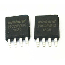 W25Q32FVSIG, EEPROM, SPI, 32 Мбит (4Мб), SOIC-8