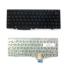 Клавиатура Asus Eee PC 904, 1000, 1000H, 1002H, 1004D, S101 черная, без рамки, плоский Enter