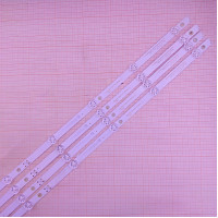 Подсветка 50" 08-50DN-3030-OD35-4X10-967.6X12-200925-0.8, 261501011821, 4 ленты, 10LED, 3V, 965мм, с