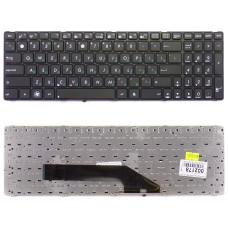 Клавиатура Asus K50 K60 K70 черная с черной рамкой