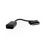 Кабель-переходник iQFUTURE OTG Samsung 30-pin -> USB 2.0 F для Samsung GalaxyTab,Tab 2, Note черный