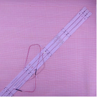 Подсветка 43" LC43490086A, 3 ленты, 7LED, 3V, 825мм, с разбора